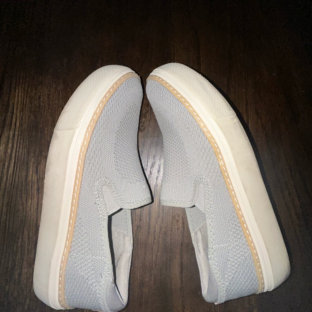 Dr. Scholl's Light Gray Slip-On Sneakers - Picture 8 of 13